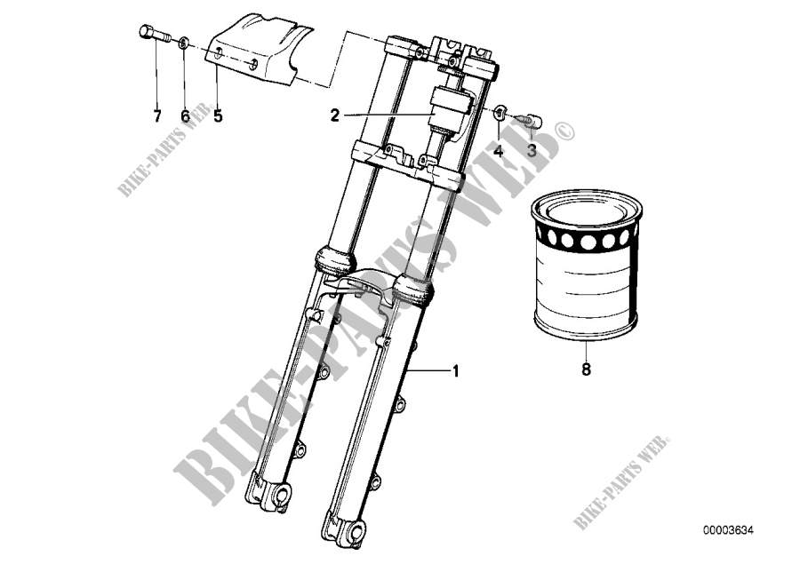 Lève-moto Avant Pour BMW K 75 S (1986-1996) - Béquille Avant Neuve Sous Fourreaux De Fourche - Dans Son Emballage D'origine