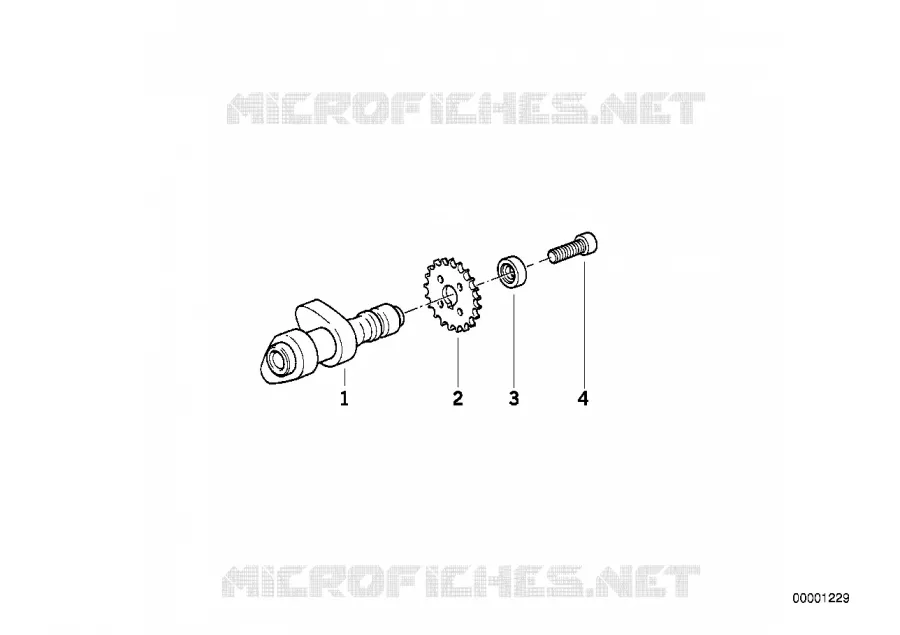 Arbre à cames BMW Motorrad BMW Motorrad R 850 1996 4V  259 (0412)