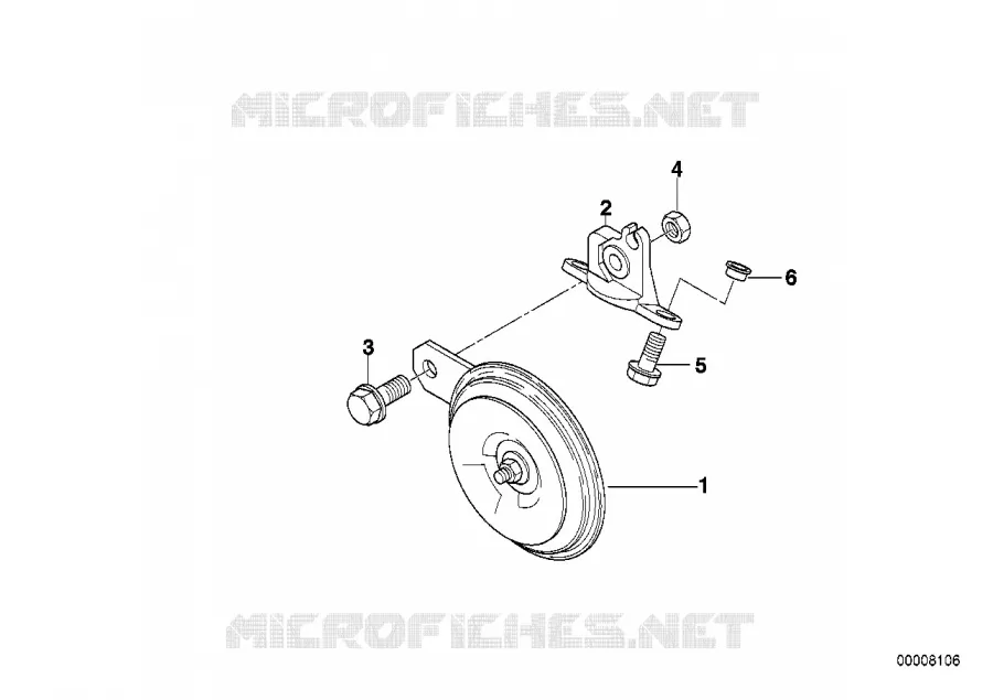 Avertisseur BMW Motorrad BMW Motorrad F 650 1993   E169 (0161)