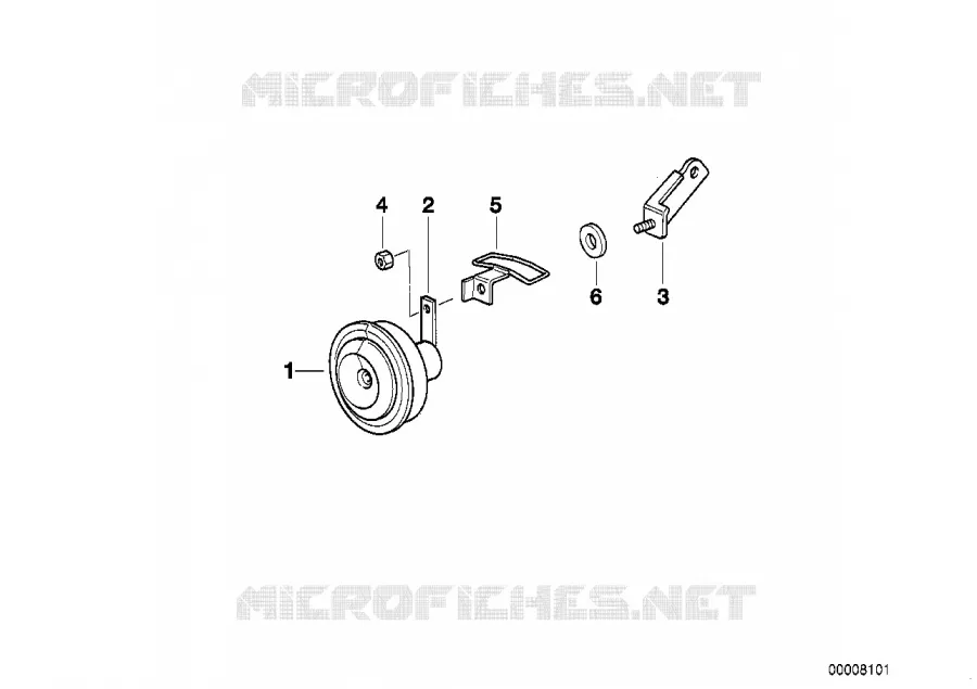 Avertisseur BMW Motorrad BMW Motorrad R 1100 1993 4V  259 (0404,0409)