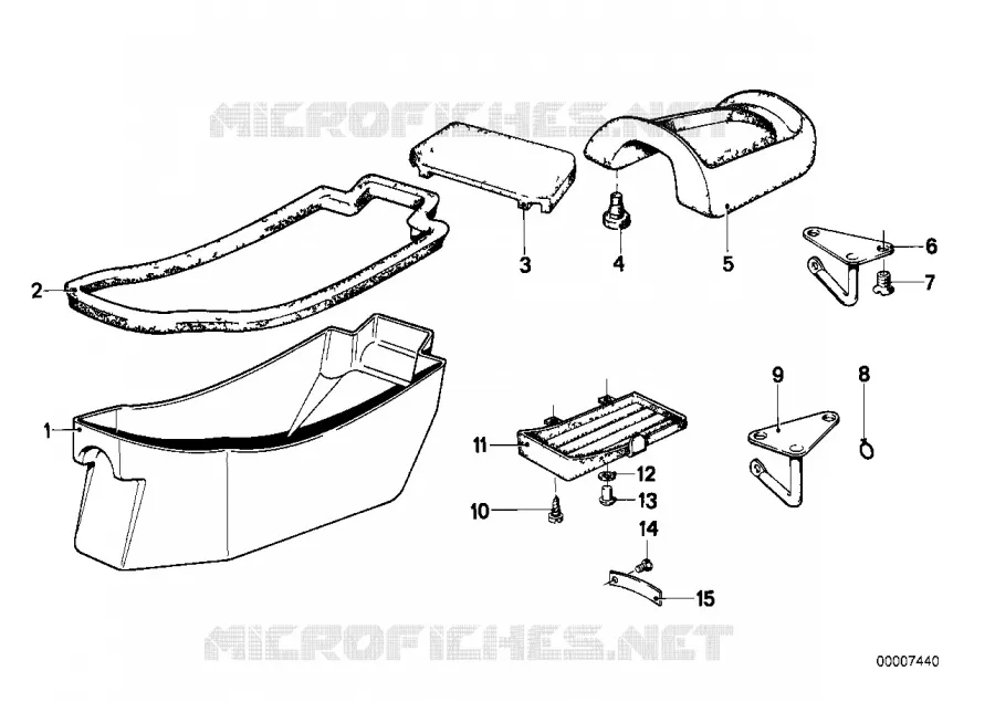 Banquette-boite a outils BMW Motorrad BMW Motorrad Classic R 90 1973 Boxer (69-76)  R90