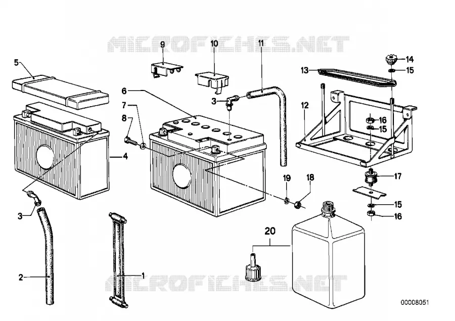 Batterie BMW Motorrad BMW Motorrad Classic R 75 1975 Boxer (69-76)  R75
