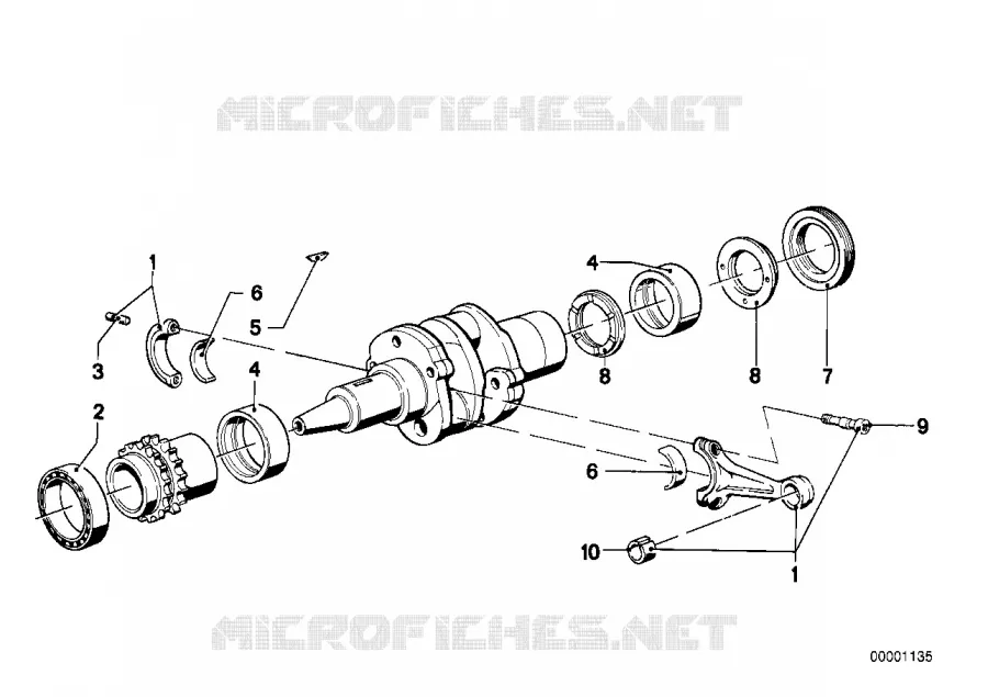 Bielle / Palier De Bielle BMW Motorrad BMW Motorrad Classic R 60 1975 Boxer (69-76)  R60
