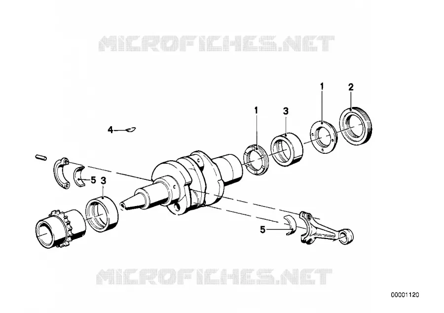 Bielle / Palier De Bielle BMW Motorrad BMW Motorrad Classic R 60 1977 2V (76-85)  R60