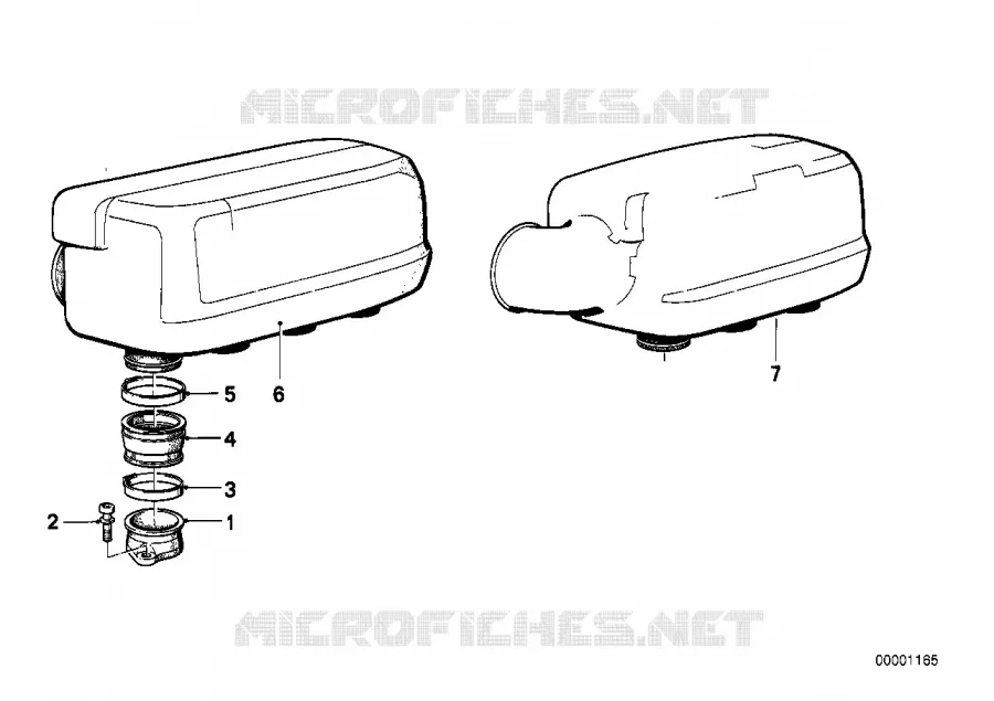 Collecteur dair/tubulure dadmission BMW Motorrad BMW Motorrad Classic K 75 1984 3 cyl.  K569 (0562,0571)