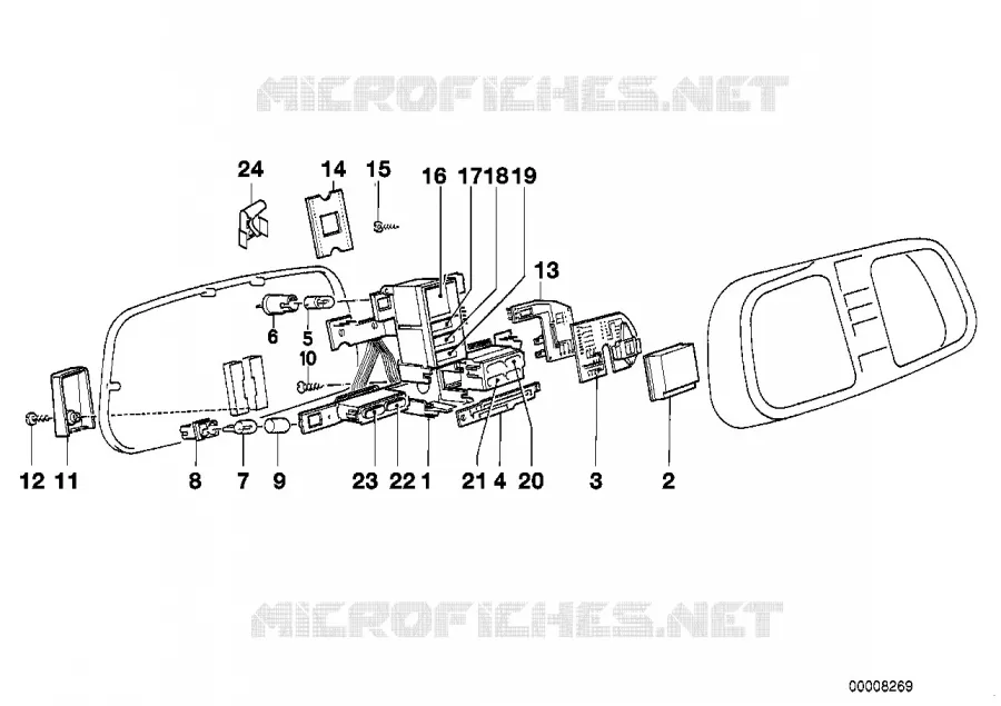 Combine dinstruments, composants BMW Motorrad BMW Motorrad Classic K 100 1987 4 cyl. 2 soup.  K589 (0521)