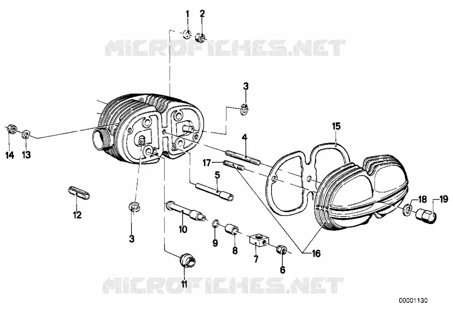 Couvre culasse BMW Motorrad BMW Motorrad Classic R 60 1973 Boxer (69-76)  R60