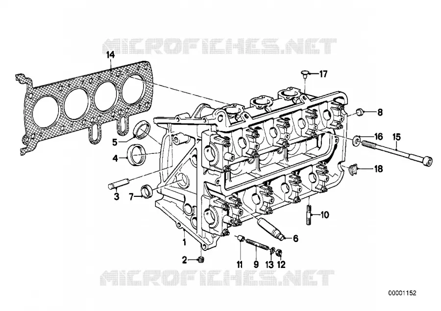 Culasse BMW Motorrad BMW Motorrad Classic K 100 1986 4 cyl. 2 soup.  K589 (0506,0516)