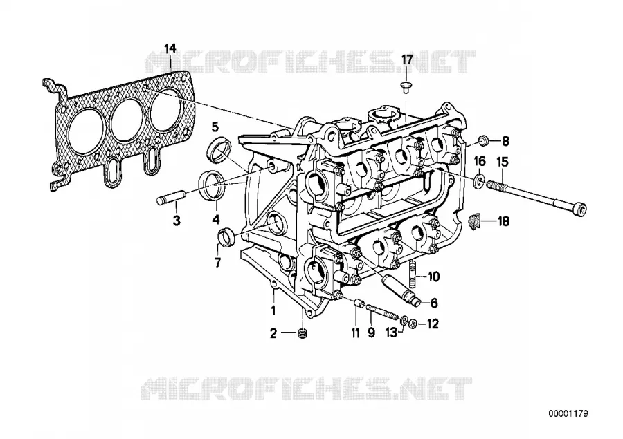 Culasse BMW Motorrad BMW Motorrad Classic K 75 1989 3 cyl.  K569 (0565,0573)