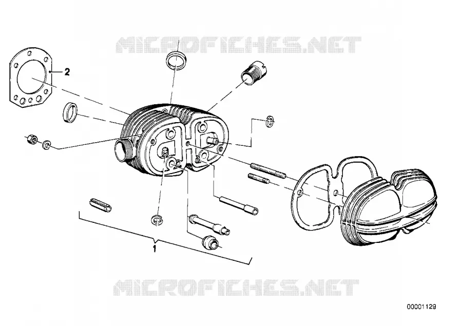 Culasse BMW Motorrad BMW Motorrad Classic R 75 1973 Boxer (69-76)  R75