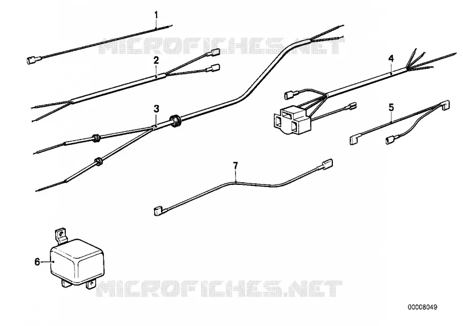 Divers faisceaux additionnels BMW Motorrad BMW Motorrad Classic R 75 1974 Boxer (69-76)  R75
