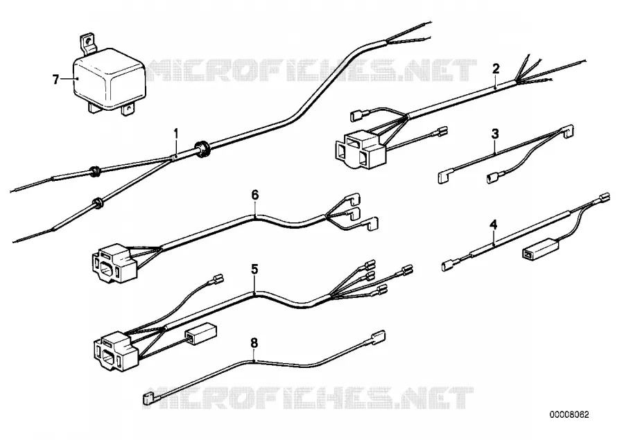 Divers faisceaux d.cables additionnels BMW Motorrad BMW Motorrad Classic R 75 1976 2V (76-85)  R75