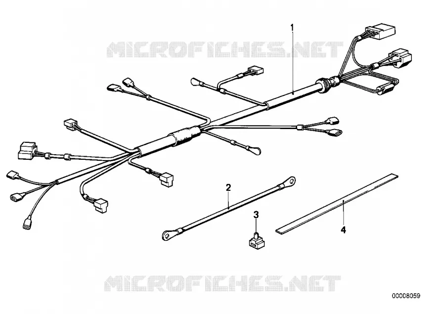 Faisceau pour sirene et feu clignotant BMW Motorrad BMW Motorrad Classic R 60 1974 Boxer (69-76)  R60