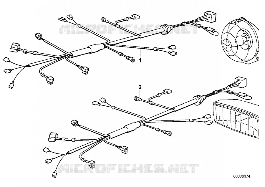 Faisceau pour sirene et feu clignotant BMW Motorrad BMW Motorrad Classic R 75 1979 2V (76-85)  R75