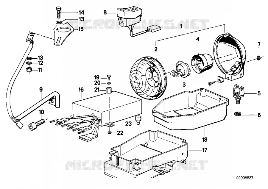 Feu de signalisation BMW Motorrad BMW Motorrad Classic R 80 1984 2V (85-95)  R80