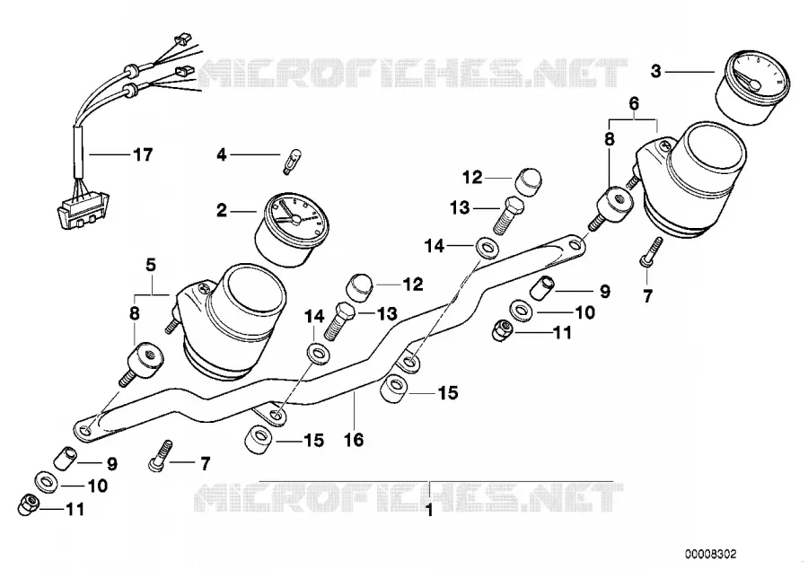 Instruments supplementaires BMW Motorrad BMW Motorrad Classic R 100 1993 2V (91-95)  R100