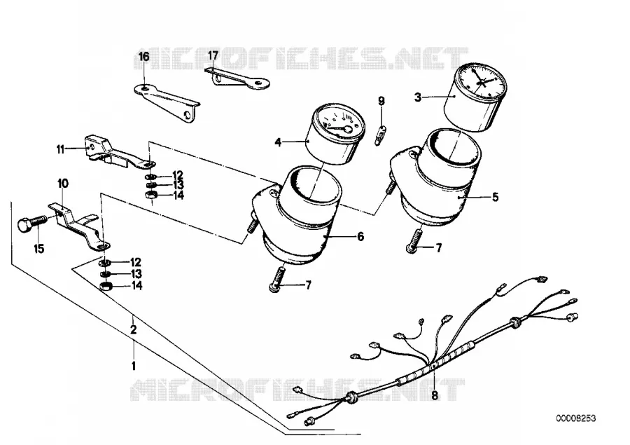 Instruments supplementaires BMW Motorrad BMW Motorrad Classic R 65 1980 Boxer (78-85)  R65