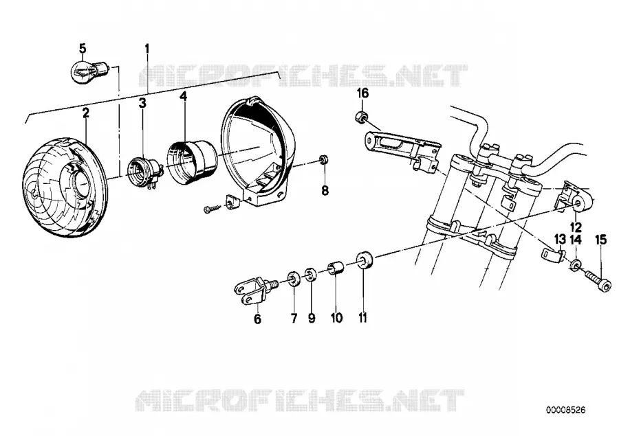 Lampe davertissement BMW Motorrad BMW Motorrad Classic K 75 1985 3 cyl.  K569 (0564,0574)