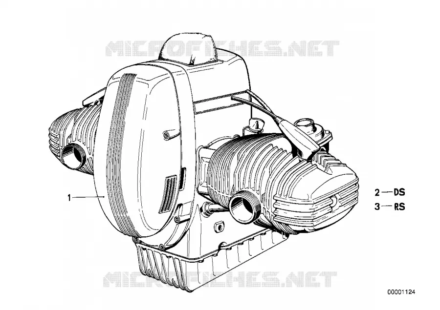 Moteur BMW Motorrad BMW Motorrad Classic R 100 1977 2V (76-84)  R100