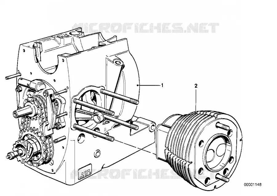 Moteur BMW Motorrad BMW Motorrad Classic R 80 1978 2V (76-85)  R80
