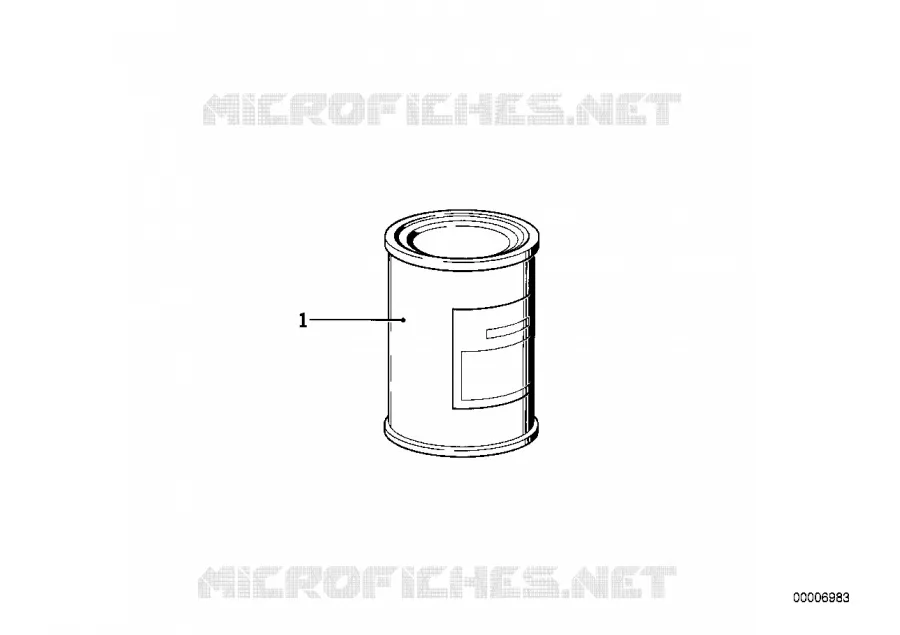 Peinture acrylique BMW Motorrad BMW Motorrad Classic R 100 1986 2V (87-95)  R100