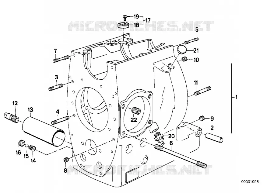 Pièces de bloc-moteur BMW Motorrad BMW Motorrad Classic R 100 1991 2V (91-95)  R100