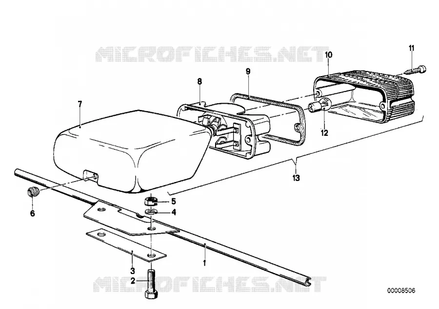 Pieces de feu arriere BMW Motorrad BMW Motorrad Classic R 60 1977 2V (76-85)  R60