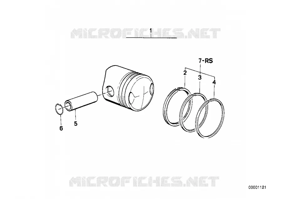 Piston et pieces detachees BMW Motorrad BMW Motorrad Classic R 75 1969 Boxer (69-76)  R75