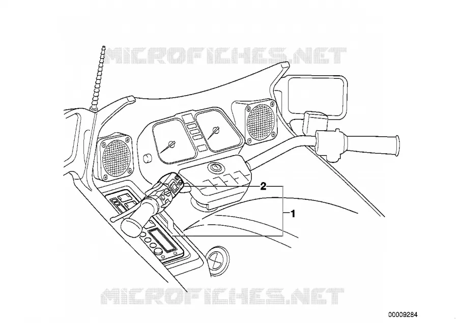 Radio BMW Motorrad BMW Motorrad R 850 1996 4V  259 (0412)