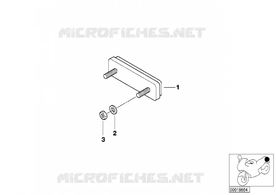 Reflecteur BMW Motorrad BMW Motorrad G 650 2006 X  K15 (0167,0197)