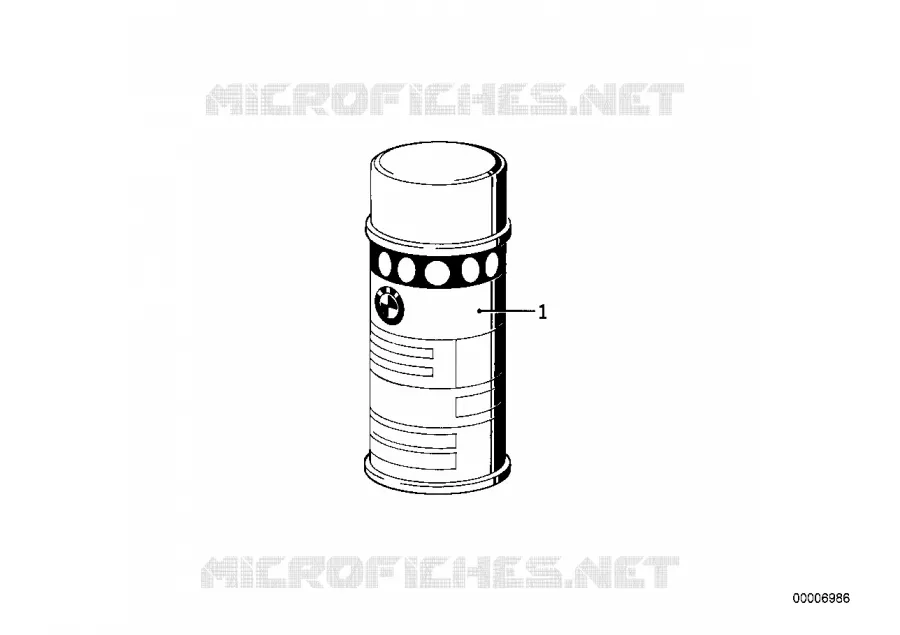 Spray peinture acrylique BMW Motorrad BMW Motorrad Classic R 100 1991 2V (91-95)  R100