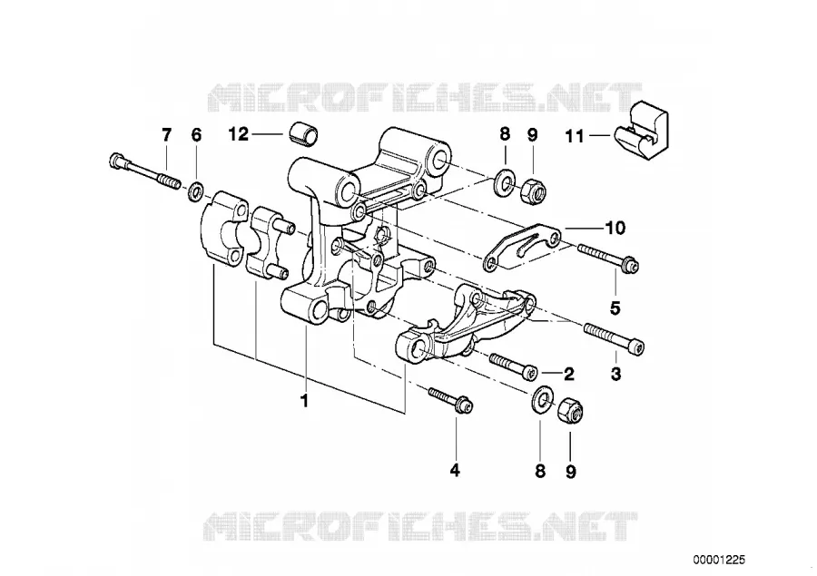 Support darbre à cames BMW Motorrad BMW Motorrad R 850 1997 4V  259C (0421)