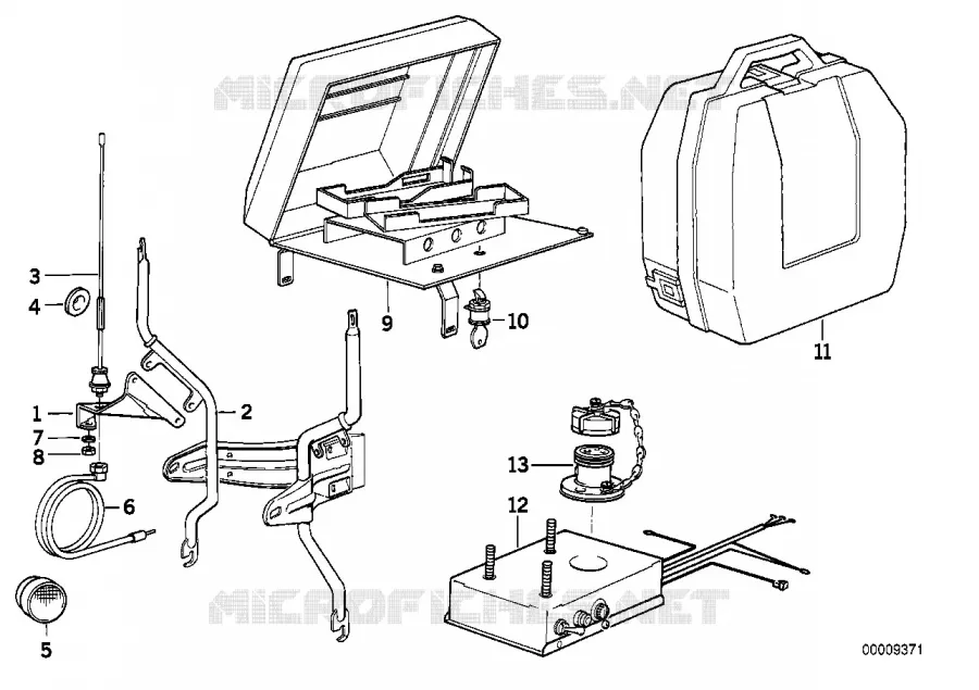 Systeme radio-adminstration westph. BMW Motorrad BMW Motorrad Classic R 65 1985 2V (85-95)  R65