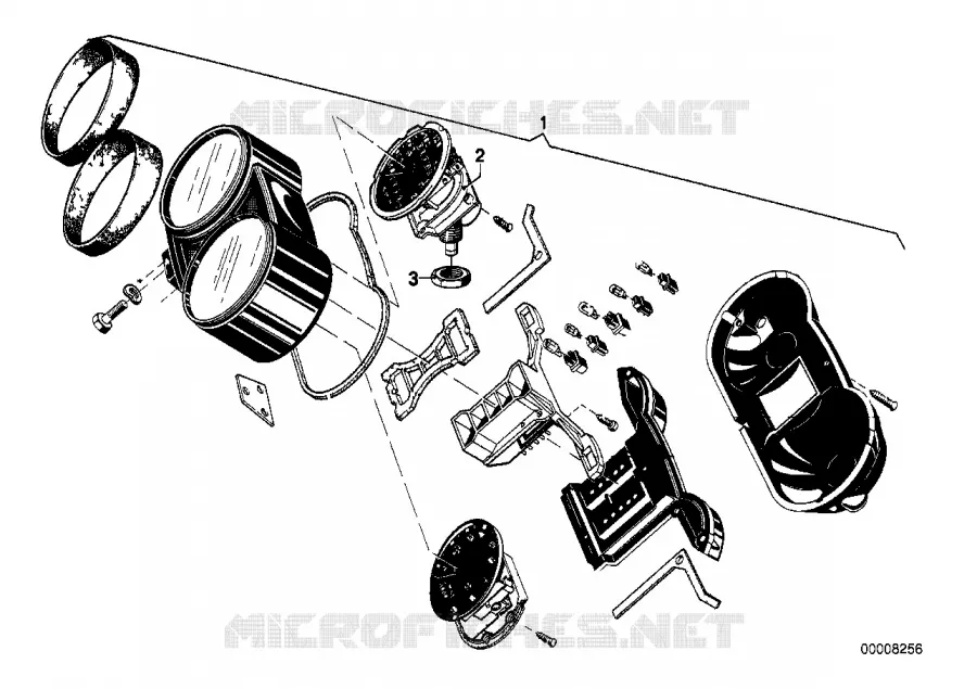 Tableau de bord BMW Motorrad BMW Motorrad Classic R 60 1976 2V (76-85)  R60