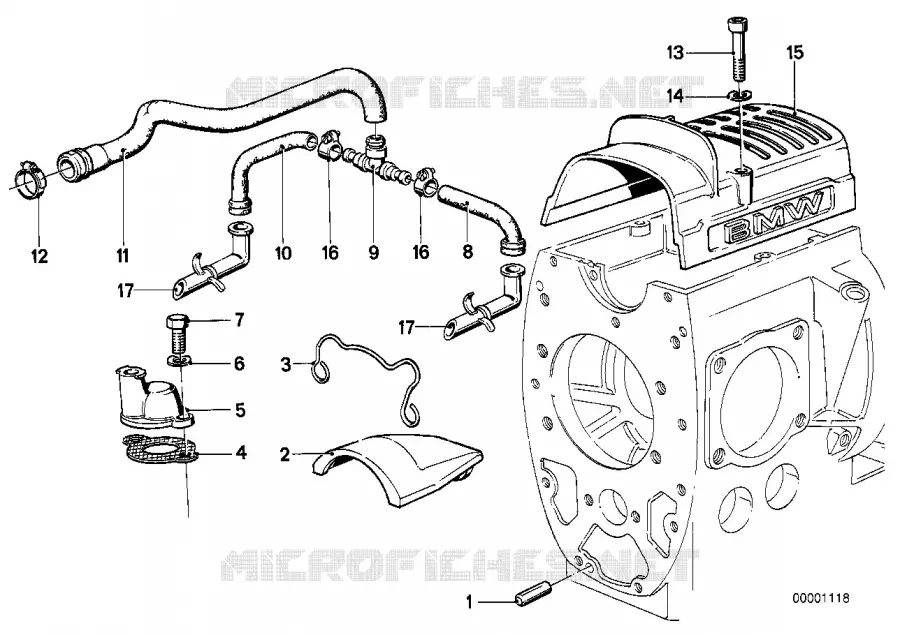 Ventilation de carter-moteur BMW Motorrad BMW Motorrad Classic R 45 1978 Boxer (78-85)  R45