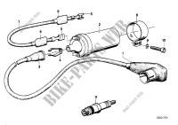 Bougie/cable dallumage/bobine pour BMW Motorrad R 100 /7T à partir de 1978