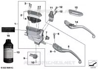 Commande de débrayage pour BMW Motorrad R 1250 GS Adventure à partir de 2020