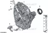 Couvercle de boîte de vitesses  pour BMW Motorrad R 1300 RT à partir de 2025