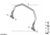 Étrier pour BMW Motorrad R 1250 GS Adventure à partir de 2020