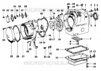 Pièces de bloc moteur pour BMW Motorrad R 27 à partir de 1960
