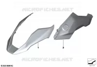Pièces peintes WN4D vert mét. Aurelius  pour BMW Motorrad R 1300 GS à partir de 2023
