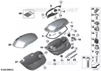 Suitcase pour BMW Motorrad R 18 Roctane à partir de 2023