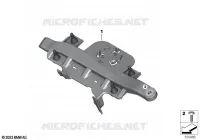 Support de batterie  pour BMW Motorrad R 1300 GS à partir de 2023
