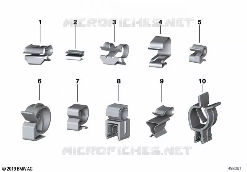 Agrafes de fixation, attache-câbles  BMW Motorrad BMW Motorrad R 1300 2025 R1300  KA3 0M41