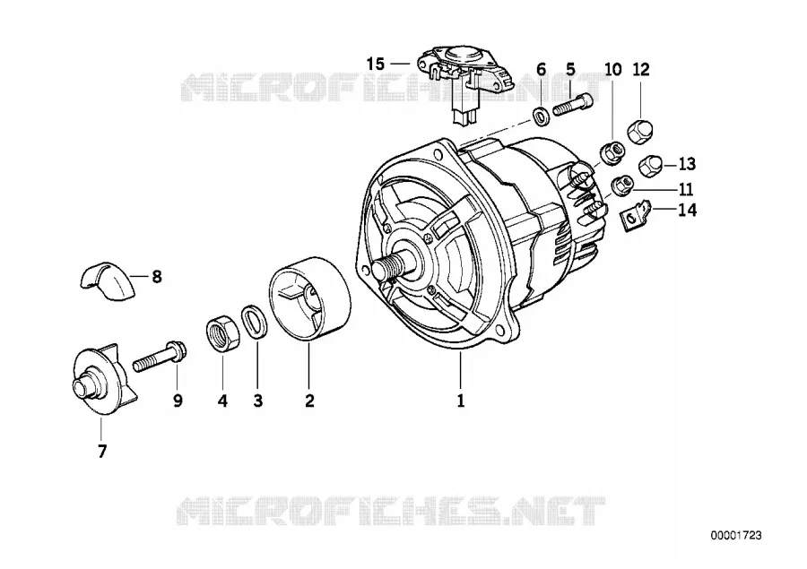 Alternateur BMW Motorrad BMW Motorrad Classic K 75 1985 3 cyl.  K569 (0563,0572)