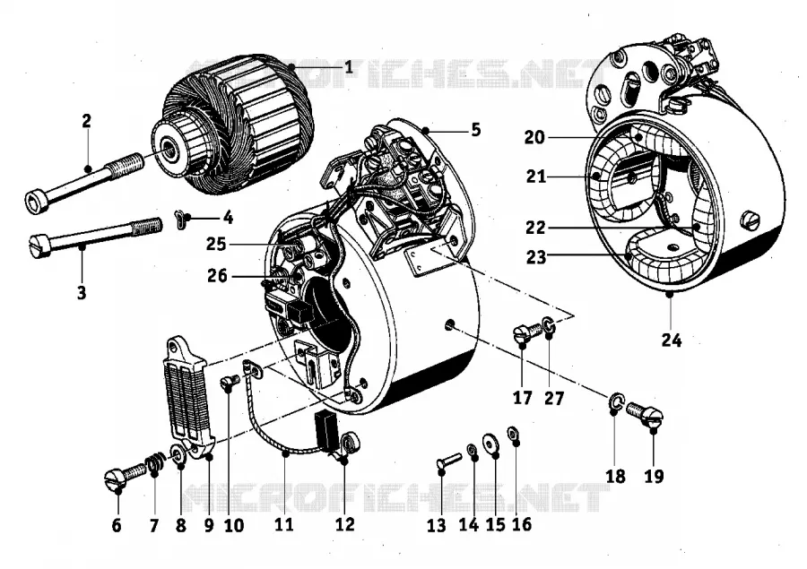 Alternateur BMW Motorrad BMW Motorrad Classic R 67 1952 Boxer (-55)  R67
