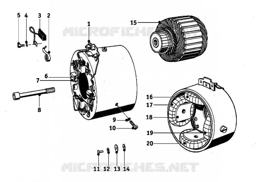 Alternateur BMW Motorrad BMW Motorrad Classic R 69 1960 Boxer (-69)  R69