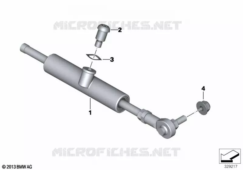 Amortisseur de direction BMW Motorrad BMW Motorrad K 1600 2021 K1600  K48 0F31