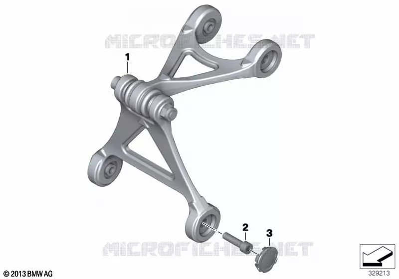 Articulation à ciseaux BMW Motorrad BMW Motorrad K 1600 2021 K1600  K48 0F31