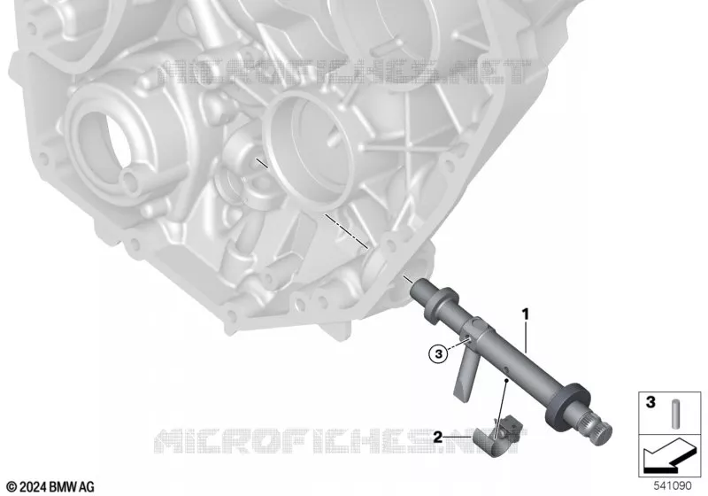 Axe de fourchette  BMW Motorrad BMW Motorrad R 1300 2025 R1300  KA3 0M41